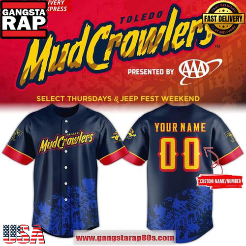 Toledo Mud Crawler 2025 Limited Custom Baseball Jersey
