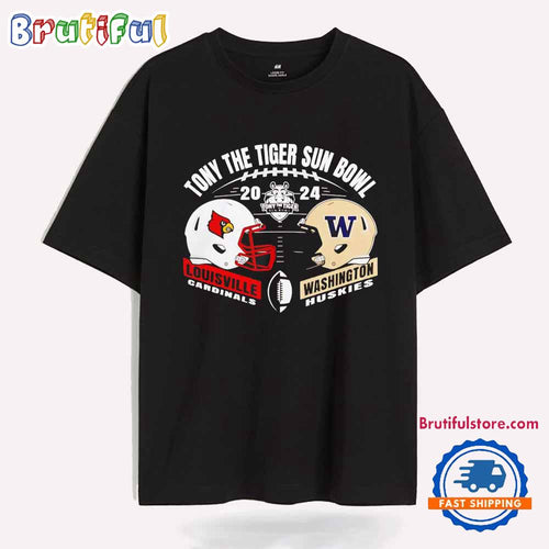 Tony the Tiger Sun Bowl 2024 Louisville vs Washington Head to Head T Shirt