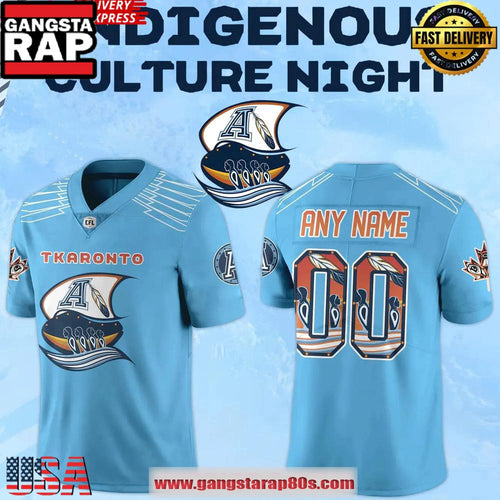 Toronto Argonauts 2025 National Indigenous History Special Custom Football Jersey