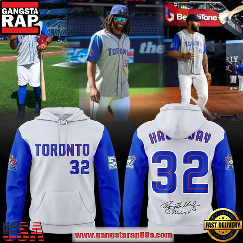 Toronto Blue Jays 2026 Roy Halladay Retro All Over Print Hoodie