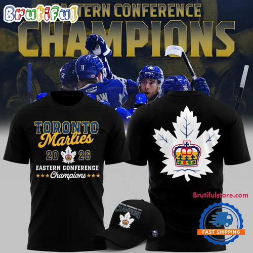 Toronto Marlies 2026 Eastern Conference Champions Limited Edition 3D Shirt