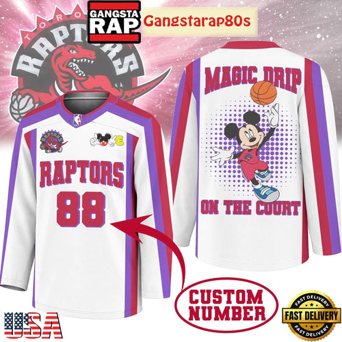 Toronto Raptors Premium NBA Magic Drip Long Jersey Shirt