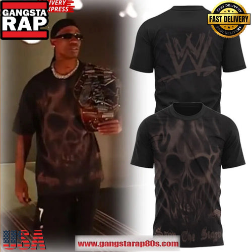 Travis Scott x CJ x WWE Sage The Stage Unisex T Shirt