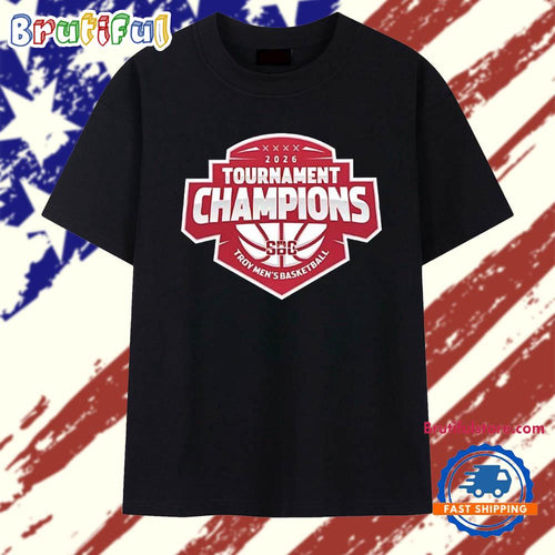 Troy Trojans ’26 Sun Belt Conference Men’s Basketball Tournament Champions T Shirt