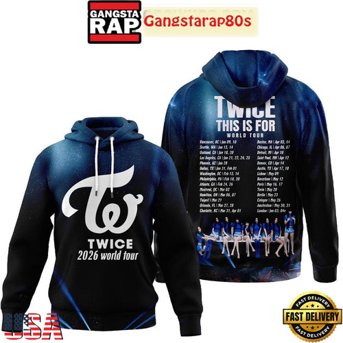 Twice This Is For World Tour 2026 Unisex Hoodie