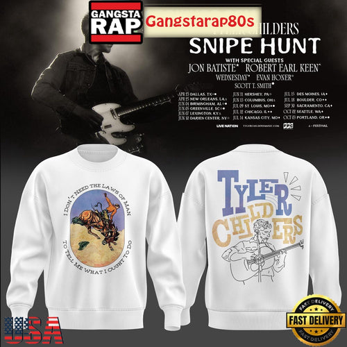 Tyler Childers 2026 Tour Snipe Hunt Limited Edition Hoodie T-Shirt