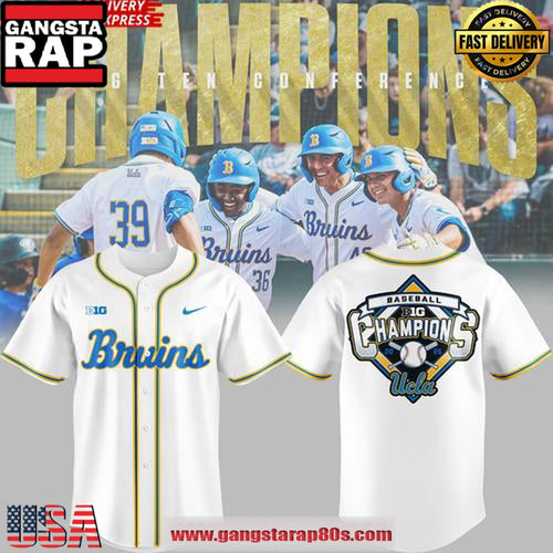 UCLA Bruins 2025 Regular Season Champions Special Baseball Jersey Shirt