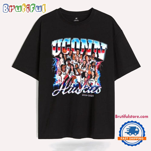 Uconn Huskies Women’s Basketball 2025 Team Players T Shirt