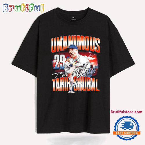 Unanimous Tarik Skubal Detroit Tigers Vintage T Shirt