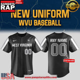 Uniform West Virginia University 2025 New Design Coal Rush Baseball Jersey