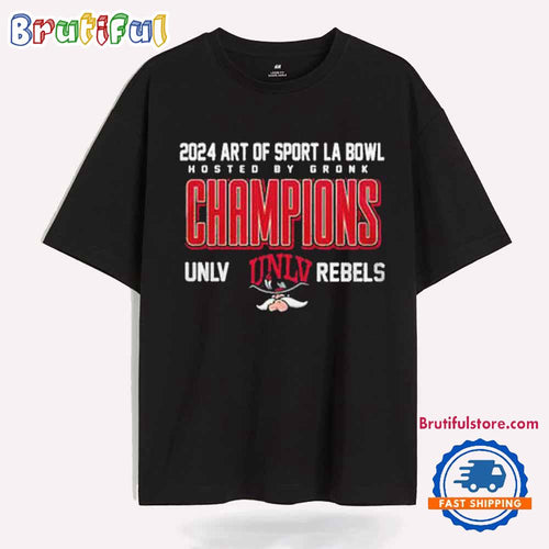 UNLV Rebels 2024 Art Of Sport LA Bowl Celebration T Shirt