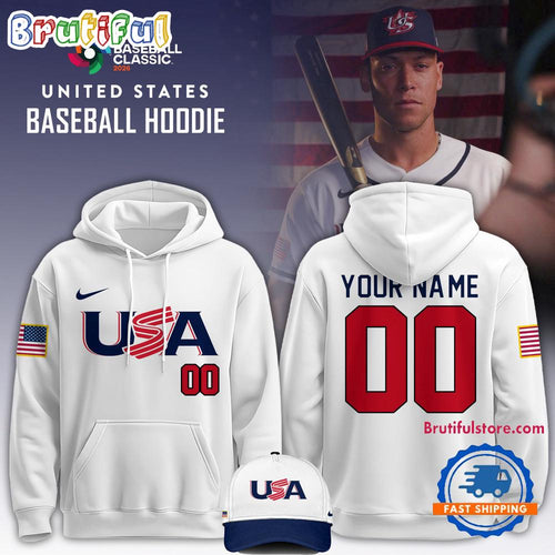 USA Baseball 2026 World Classic Limited Edition White Hoodie