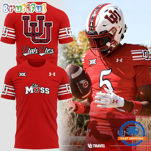 Utah Utes Football THE MUSS 2025 Limited Edition Red Hoodie T-Shirt