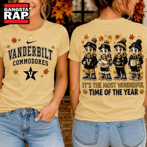 Vanderbilt Commodores 2026 NCAA Autumn Festive Cheer T Shirt