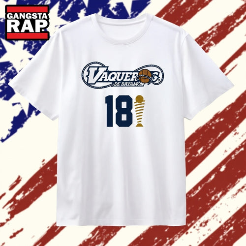 Vaqueros de Bayamon 18 Championship BSN T Shirt