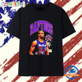 Vince Carter Toronto Raptors NBA Basketball Signature Graphic T Shirt