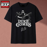 Vintage Luke Combs Country Music Signature Graphic T Shirt, Music 2D Shirt