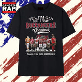 Vintage Tampa Bay Buccaneers Yes I’m Old But I Saw Greatness 2026 T Shirt