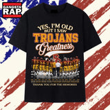Vintage USC Trojans Yes I’m Old But I Saw Greatness Football T Shirt