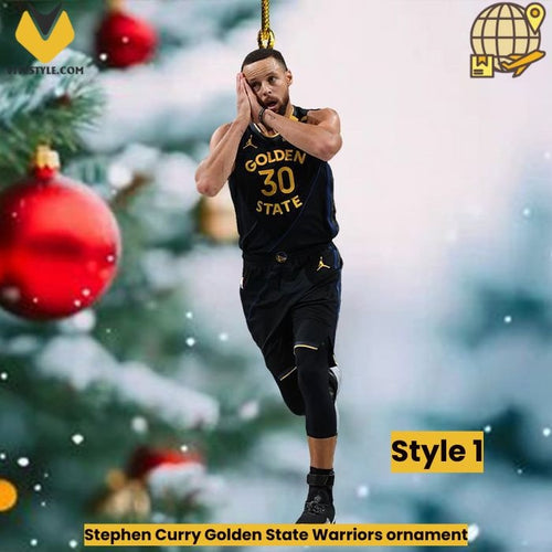 Stephen Curry sleep celebration Ornament