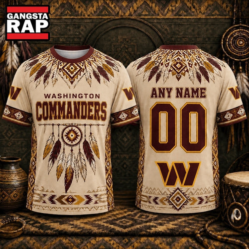 Washington Commanders 2026 NFL Native American Heritage 3D Shirt, Football New Design Shirt