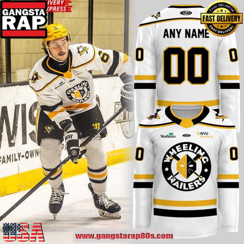 Wheeling Nailers New Uniforms 2025 Custom White Hockey Jersey