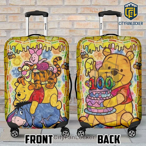 Winnie the Pooh 100th Anniversary Characters Luggage Cover