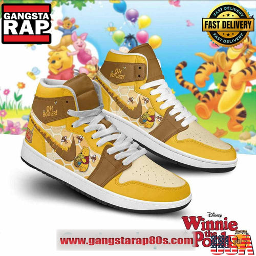 Winnie the Pooh Oh Brother! Honey Limited Edition Air Jordan 1 Sneakers Shoes