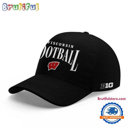 Wisconsin Badgers Football Head Coach Luke Fickell Jump Around 2026 Cap