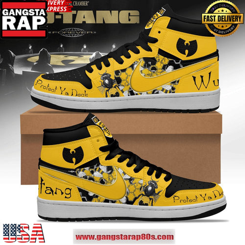 Wu-Tang Clan Protect Ya Neck Special Edition Nike Air Jordan 1 Sneakers Shoes