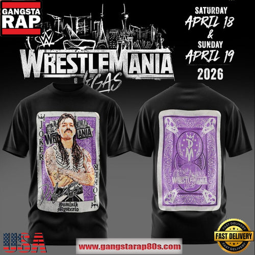 WWE Wrestlemania 42 Vegas Dominik Mysterio 2026 Unisex T-Shirt