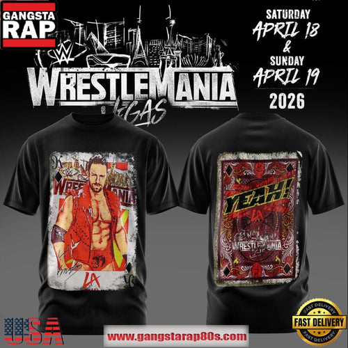 WWE Wrestlemania 42 Vegas LA Knight 2026 Unisex T-Shirt