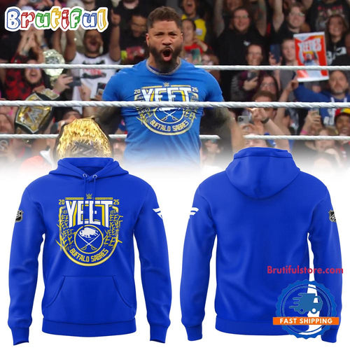 Y.E.E.T x Buffalo Sabres Limited Edition 2025 All Over Print Hoodie
