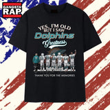 Yes I’m Old But I Saw Dolphins Greatness Thank You For The Memories T Shirt