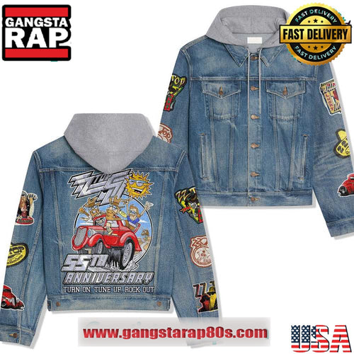 ZZ Top 55th Anniversary Hooded Limited Edition Denim Jacket