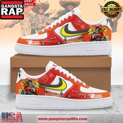 ZZ Top American Rock Band Limited Edition Air Force 1 Sneakers Shoes
