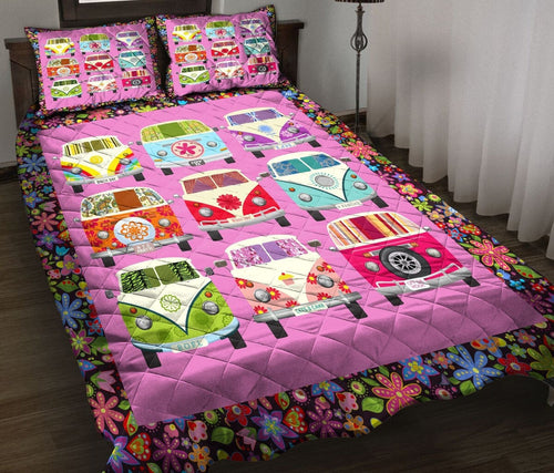 Hippie Quilt Bedding Set - Free Spirit Quilted Bedding