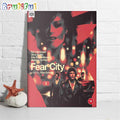 101 Films UK Limited Edition Black Label Blu Ray Release Of Abel Ferraras Classic FEAR CITY Released 4th March Poster Canvas