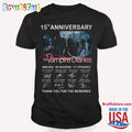 15th Anniversary Vampire Diaries Thank You For The Memories Signature T Shirt