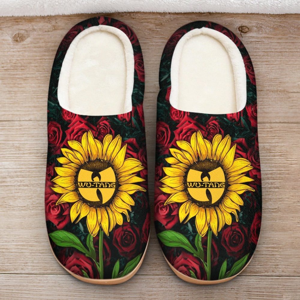 Wu-tang Logo Sun Flower Slipper
