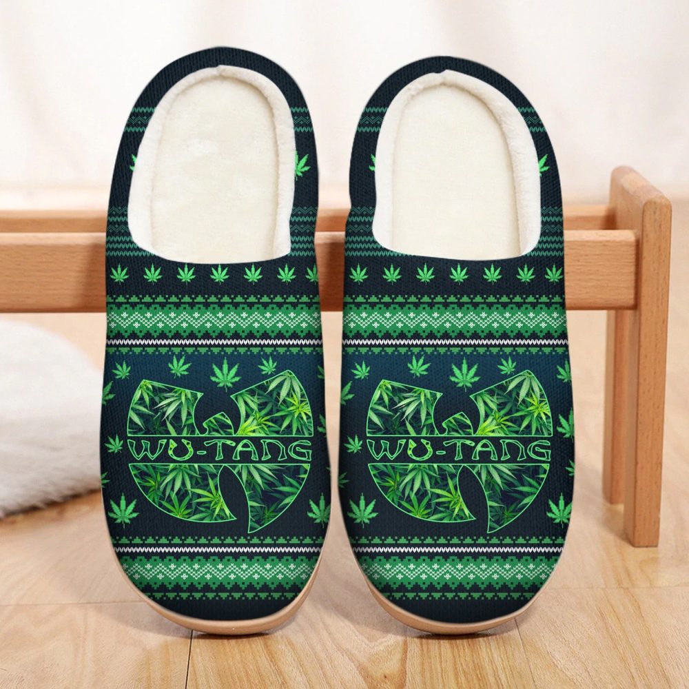 Wu-tang Logo Green Slipper