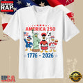 1776-2026 America 250th Anniversary Funny Goose Cartoon T-Shirt