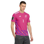 Malag?n 1 AOP T-Shirt 2026 World Cup Mexico Home Goalkeeper