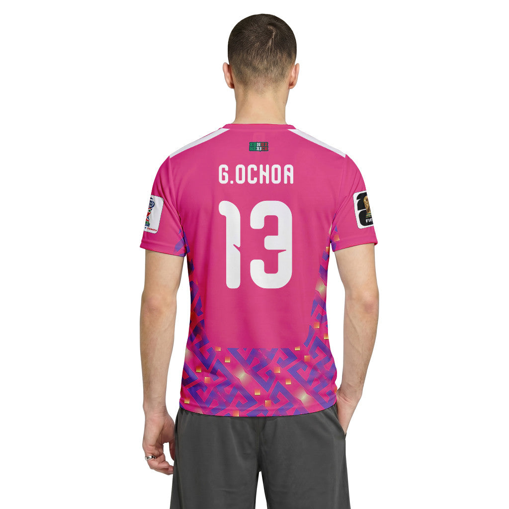 Ochoa 13 AOP T-Shirt 2026 World Cup Mexico Home Goalkeeper