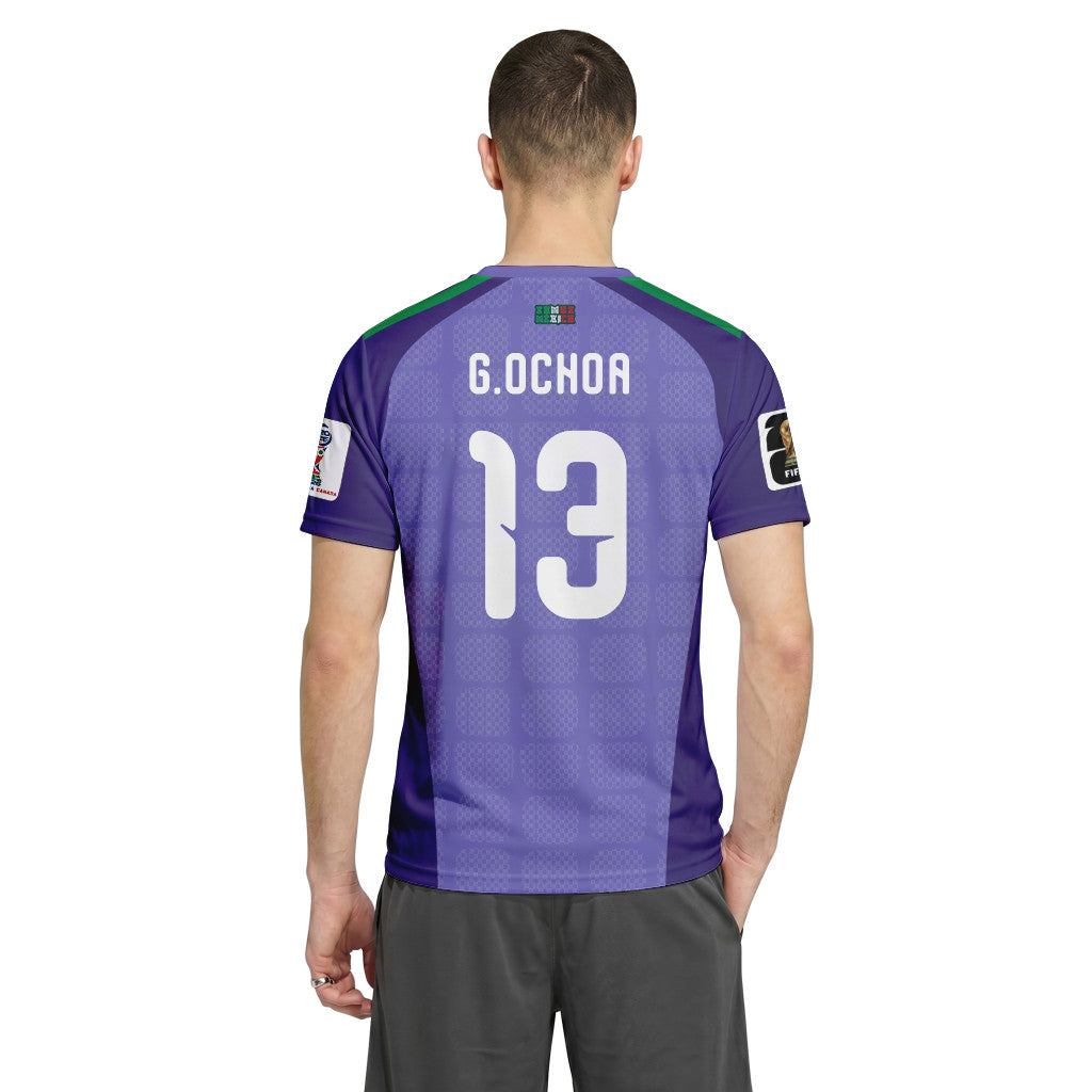 Ochoa 13 AOP T-Shirt 2026 World Cup Mexico Away Goalkeeper
