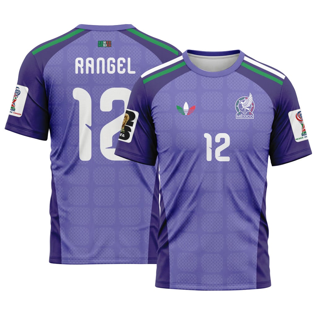Rangel 12 AOP T-Shirt 2026 World Cup Mexico Away Goalkeeper