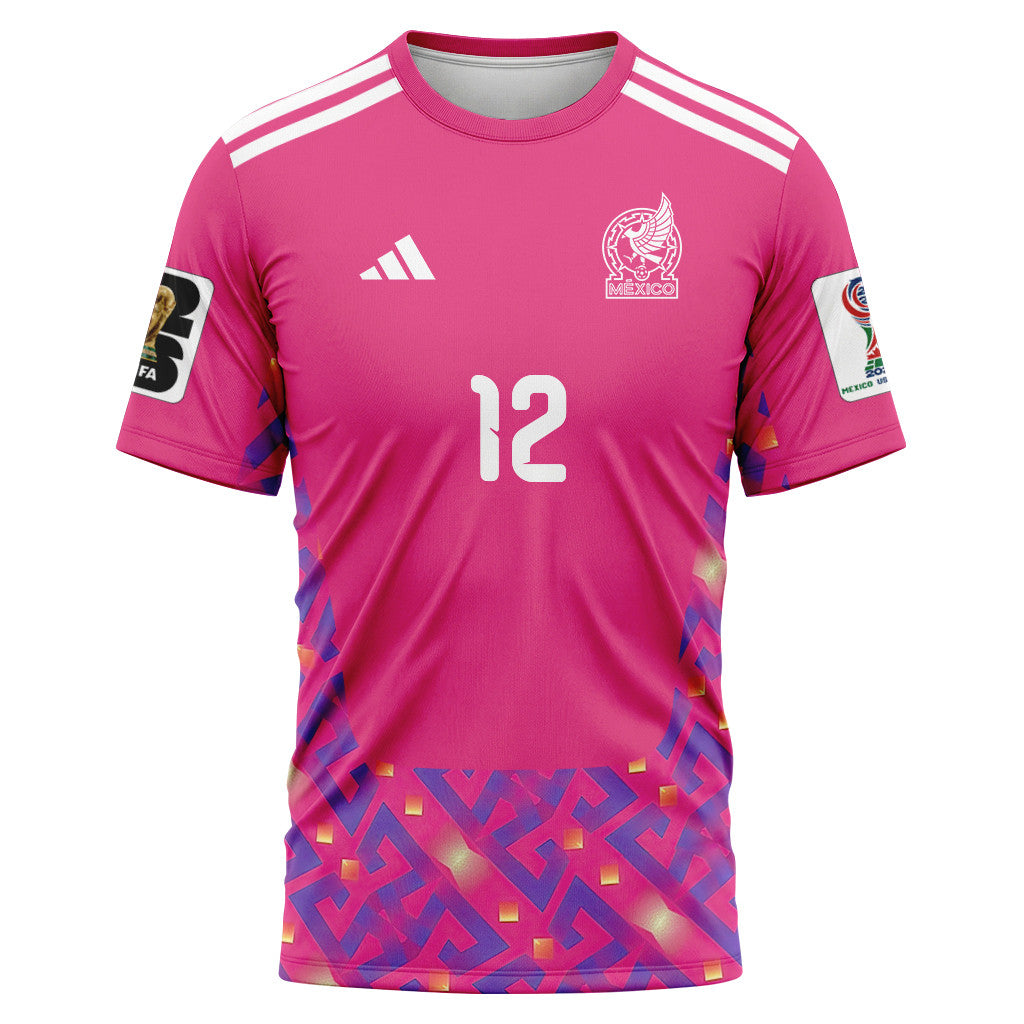 Rangel 12 AOP T-Shirt 2026 World Cup Mexico Home Goalkeeper