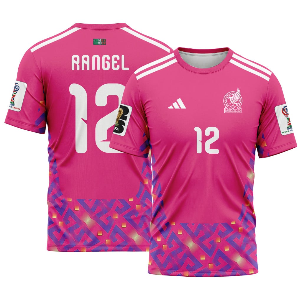 Rangel 12 AOP T-Shirt 2026 World Cup Mexico Home Goalkeeper