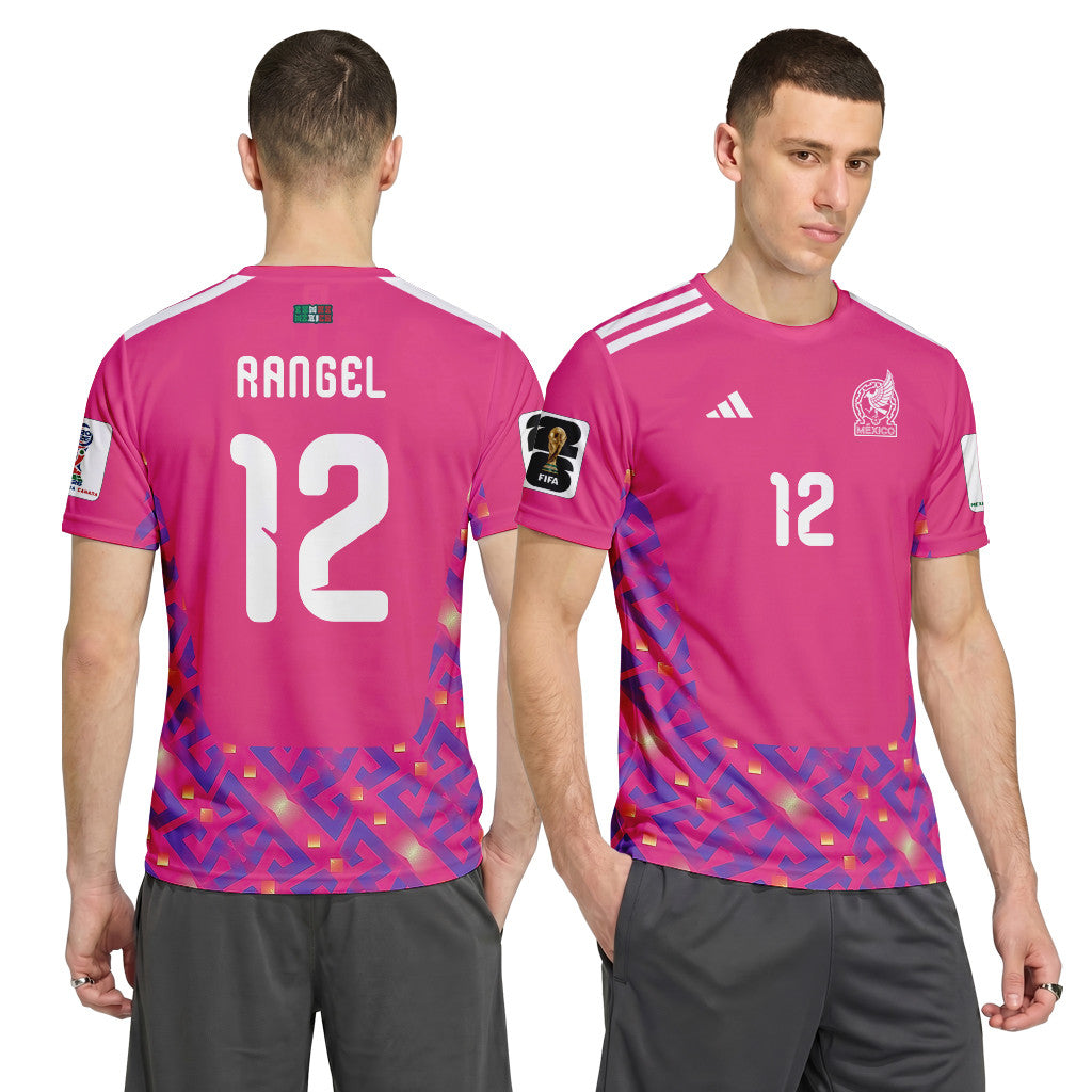 Rangel 12 AOP T-Shirt 2026 World Cup Mexico Home Goalkeeper