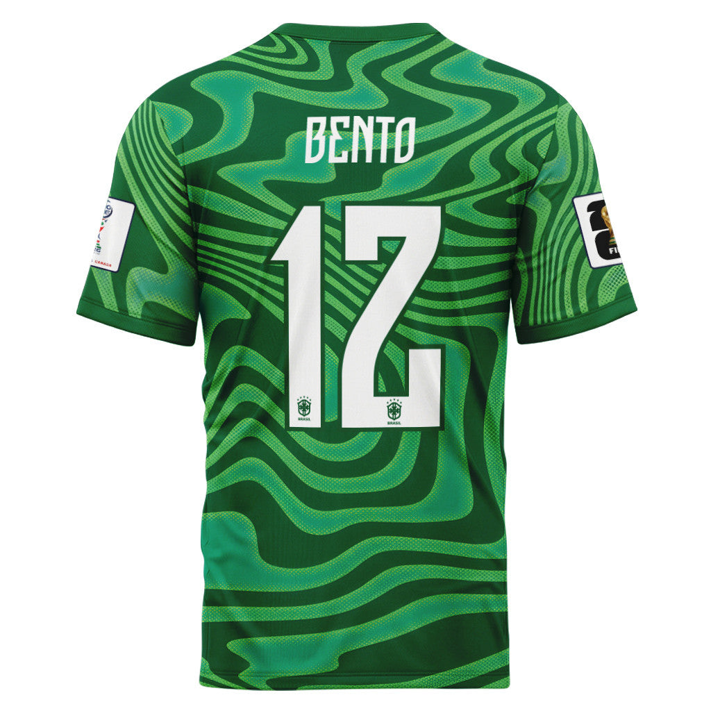 Bento 12 Brazil 2026 World Cup Home Goalkeeper AOP T-Shirt